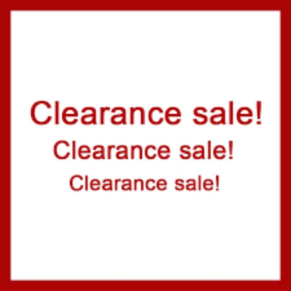 Clearance Sale on every…I take offers. 🛍️🛍️🛍️🛍️🛍️🛍️🛍️🤑🤑😊😊